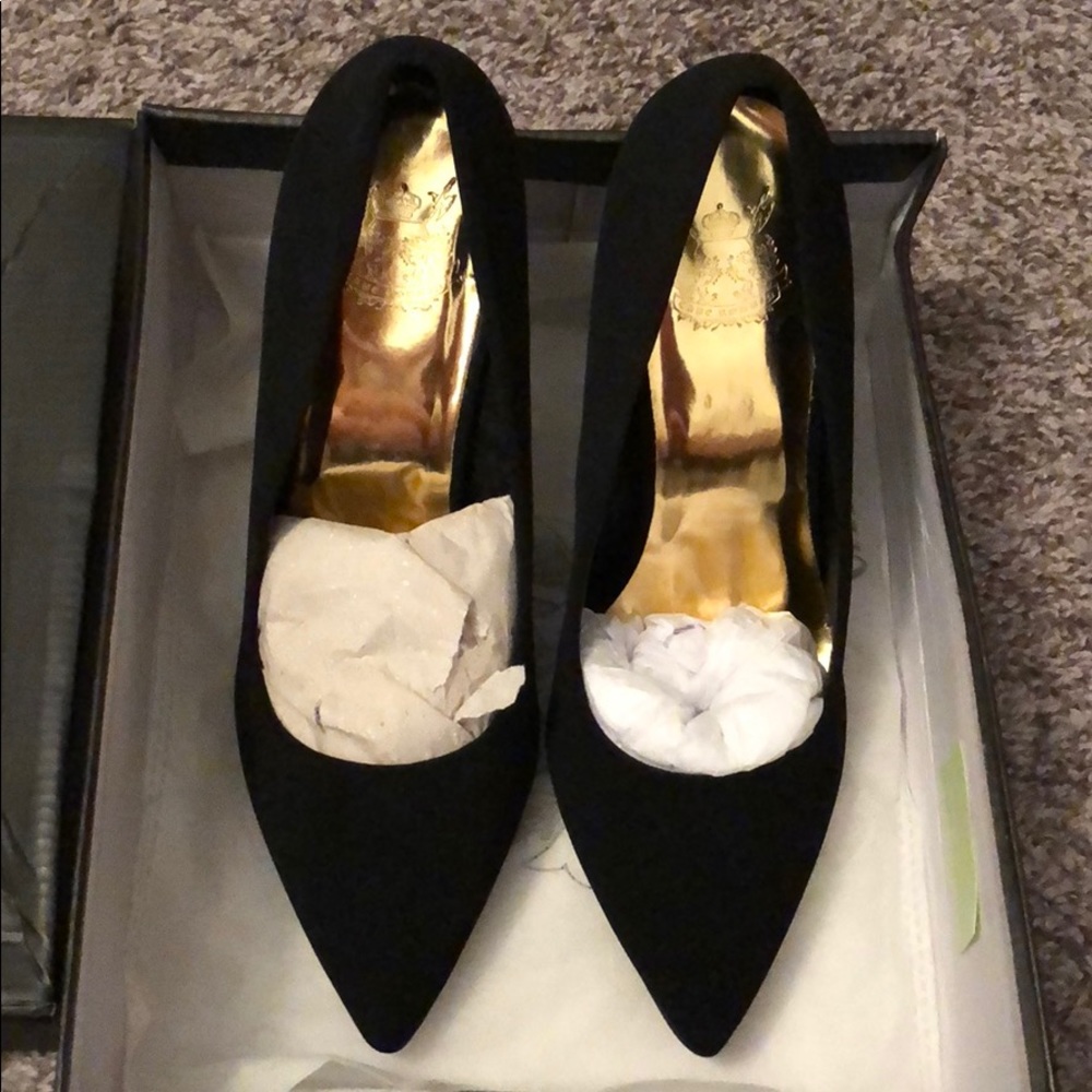 Black Suede Pumps